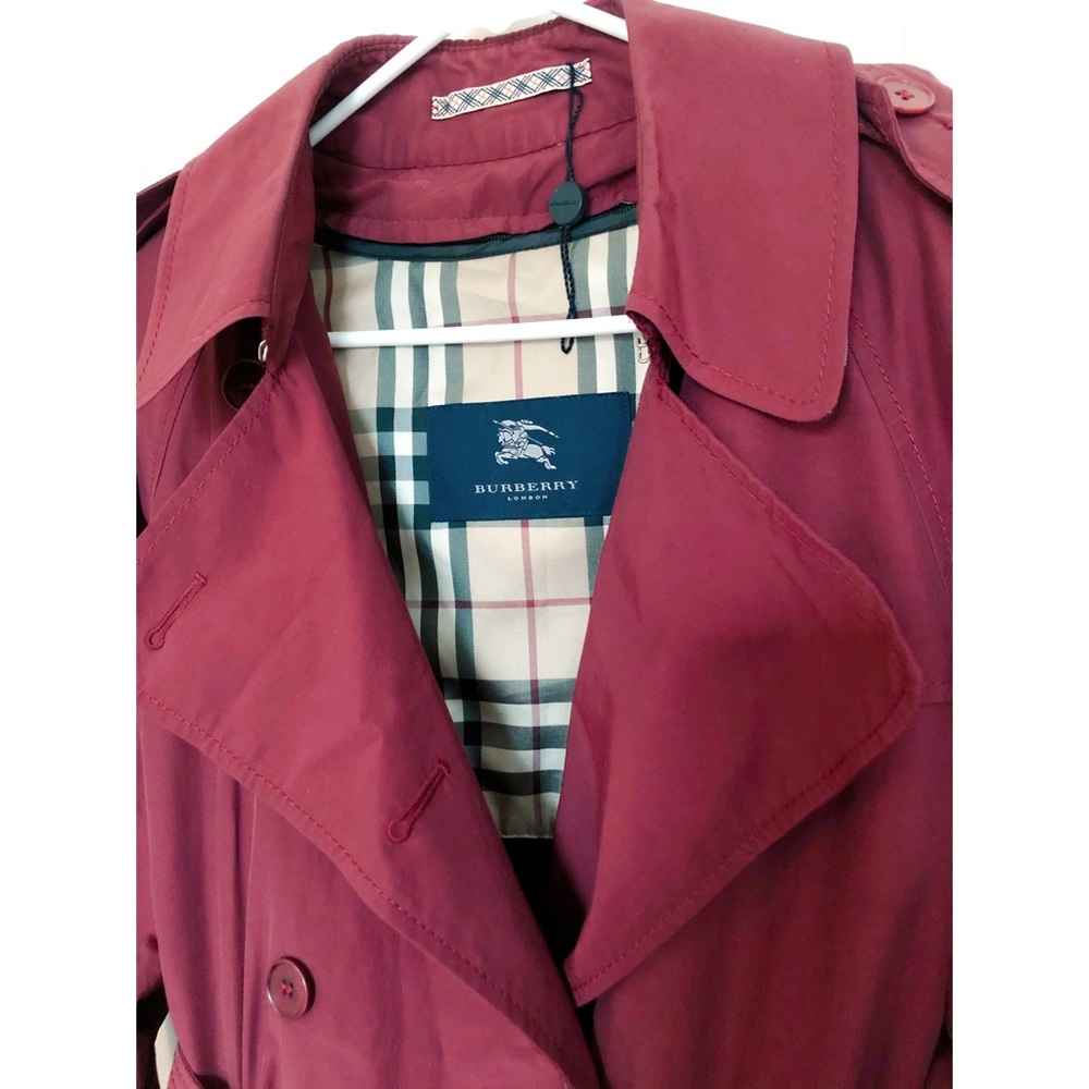 Authentic Burberry Trench Purple